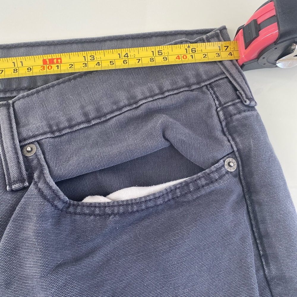 Levi Blue Slacks 34x32 - Picture 2 of 8